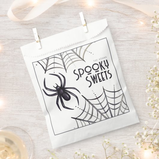 Spooky Sweet Spider Geschenktütchen (Ausgeschnitten)