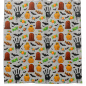 Spooky Sweets & Shadows Duschvorhang (Vorderseite)