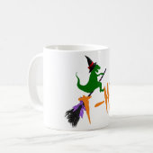 Spooky T-hex T-rex witziger Halloween Kaffeetasse (Vorderseite Links)