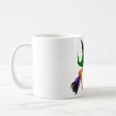 Spooky T-hex T-rex witziger Halloween Kaffeetasse (Links)