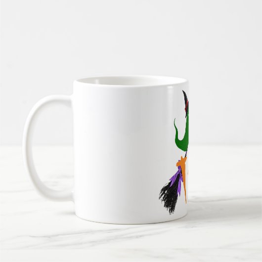 Spooky T-hex T-rex witziger Halloween Kaffeetasse (Links)