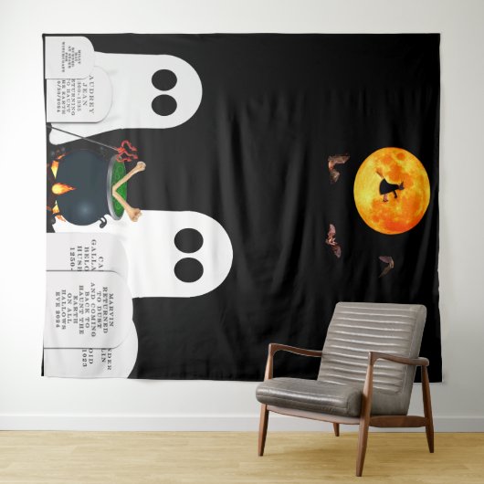 Spooky Tapestry Wandteppich (Beispiel (Horizontal))