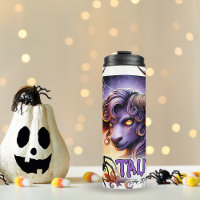 Spooky Taurus Zodiac Halloween Geburtstagsgeschenk