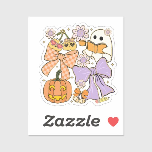 Spooky Teacher Halloween Aufkleber (Blatt)