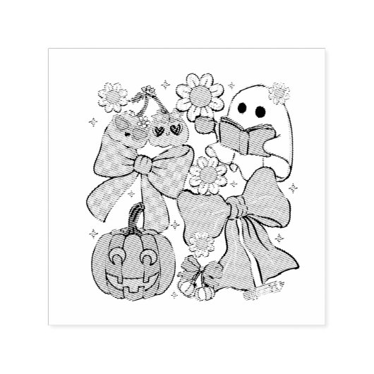 Spooky Teacher Halloween Permastempel (Design)
