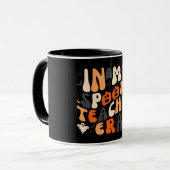 Spooky Teacher Halloween Tasse (Vorderseite Links)