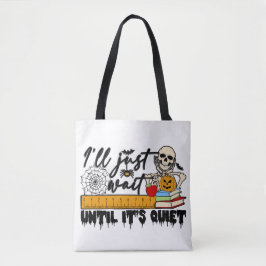 Spooky Teacher Halloween Tote Bag Tasche