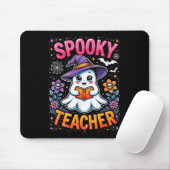 Spooky Teacher Niedlich Ghost Reading Buch Funny H Mousepad (Mit Mouse)