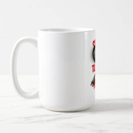 Spooky Till Midnight Elegant Halloween Night Kaffeetasse (Links)