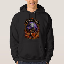 Spooky Time Witchy Fox Pullover Sweatshirt
