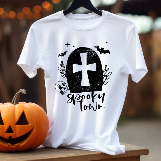 Spooky Town Halloween Tri-Blend Shirt