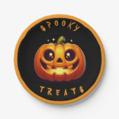 Spooky Treats Pappteller (Vorderseite)