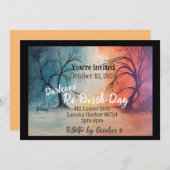 Spooky Tree Card Dankeskarte (Vorne/Hinten)
