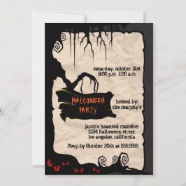 Spooky Tree - Einladung zum Halloween-Party