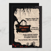 Spooky Tree - Einladung zum Halloween-Party (Vorne/Hinten)