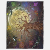 Spooky Tree Fleece Blanket (Vorderseite)