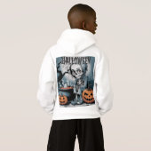 Spooky Tree Long Sleeve Hoodie (Schwarz voll)