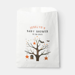 Spooky Tree mit Geist, Fledermäusen und Sternen Ha Geschenktütchen