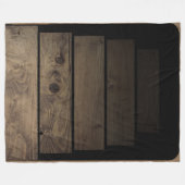 Spooky Treppen - Alte Holztreppe Einzigartig Fleecedecke (Vorderseite (Horizontal))