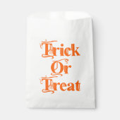 Spooky Trick oder Treat Cobweb Lettern Geschenktütchen (Vorderseite)