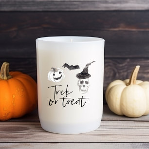 Spooky Trick oder Treat   HALLOWEEN-PARTY Quadratischer Aufkleber