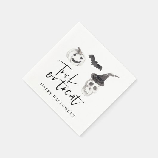 Spooky Trick oder Treat | HALLOWEEN-PARTY Serviette (Ecke)