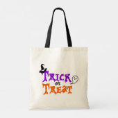 Spooky Trick oder Treat Halloween Tote Bag Tragetasche (Rückseite)