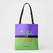 Spooky Trick oder Treat-Tasche Tasche (Vorderseite)