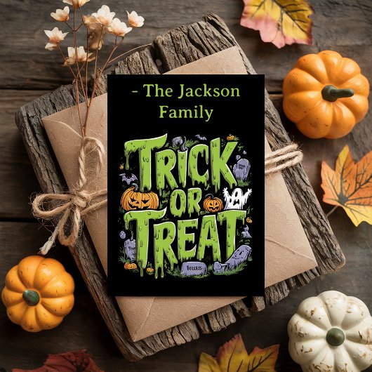 Spooky Trick oder Treatment Slime Halloween-Party 