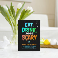 Spooky "Trinken und Beängstigend sein" Halloween-P