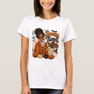 Spooky Tunes Coffee Damen T-Shirt