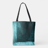 SPOOKY TURQUOISE & BLACK HALLOWEEN WITCHES TASCHE (Rückseite)