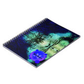 Spooky Twilight Forest Halloween Notizblock (Linke Seite)