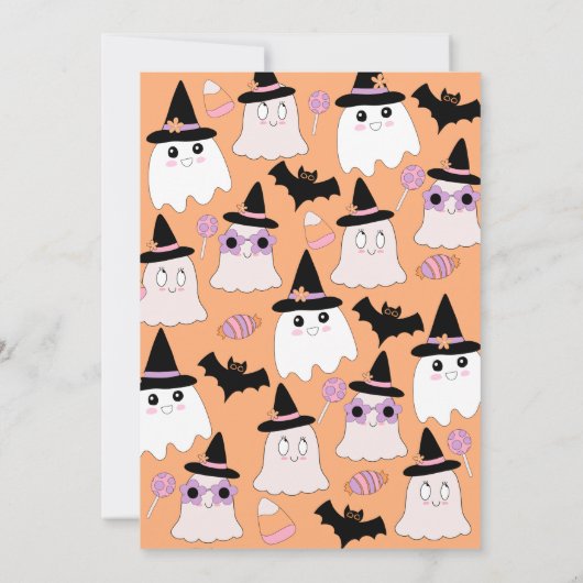 Spooky Two Birthday Party Einladung (Rückseite)