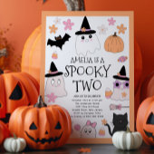 Spooky Two Birthday Party Einladung