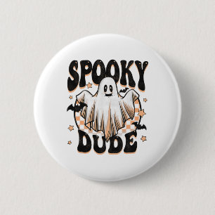 Spooky Typ Groovy Ghost Halloween Kostüm Kinder Bo Button