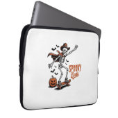 Spooky Typ Spooky Jahreszeit Laptopschutzhülle (Vorne Rechts)