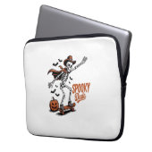 Spooky Typ Spooky Jahreszeit Laptopschutzhülle (Vorderseite Links)
