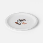 Spooky Typ Spooky Jahreszeit Pappteller (Schrägansicht)