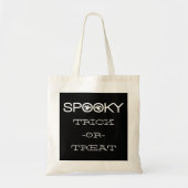 Spooky Typografie Halloween Bag Tragetasche (Vorne)