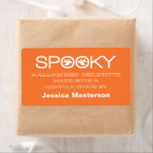Spooky Typografie Halloween Baking Labels (Insitu)