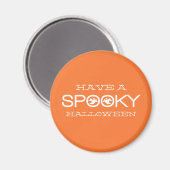 Spooky Typografie Halloween Magnet (Vorderseite/Rückseite)