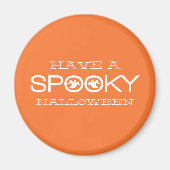 Spooky Typografie Halloween Magnet (Vorne)