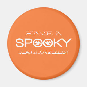 Spooky Typografie Halloween Magnet