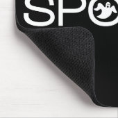 Spooky Typografie Halloween Mousepad (Ecke)