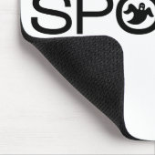 Spooky Typografie Halloween Mousepad (Ecke)