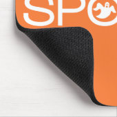Spooky Typografie Halloween Mousepad (Ecke)