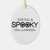 Spooky Typografie Halloween Ornament (Rechts)