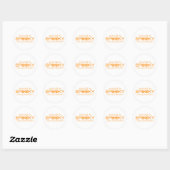 Spooky Typografie Halloween Stickers (Blatt)
