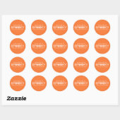 Spooky Typografie Halloween Stickers (Blatt)